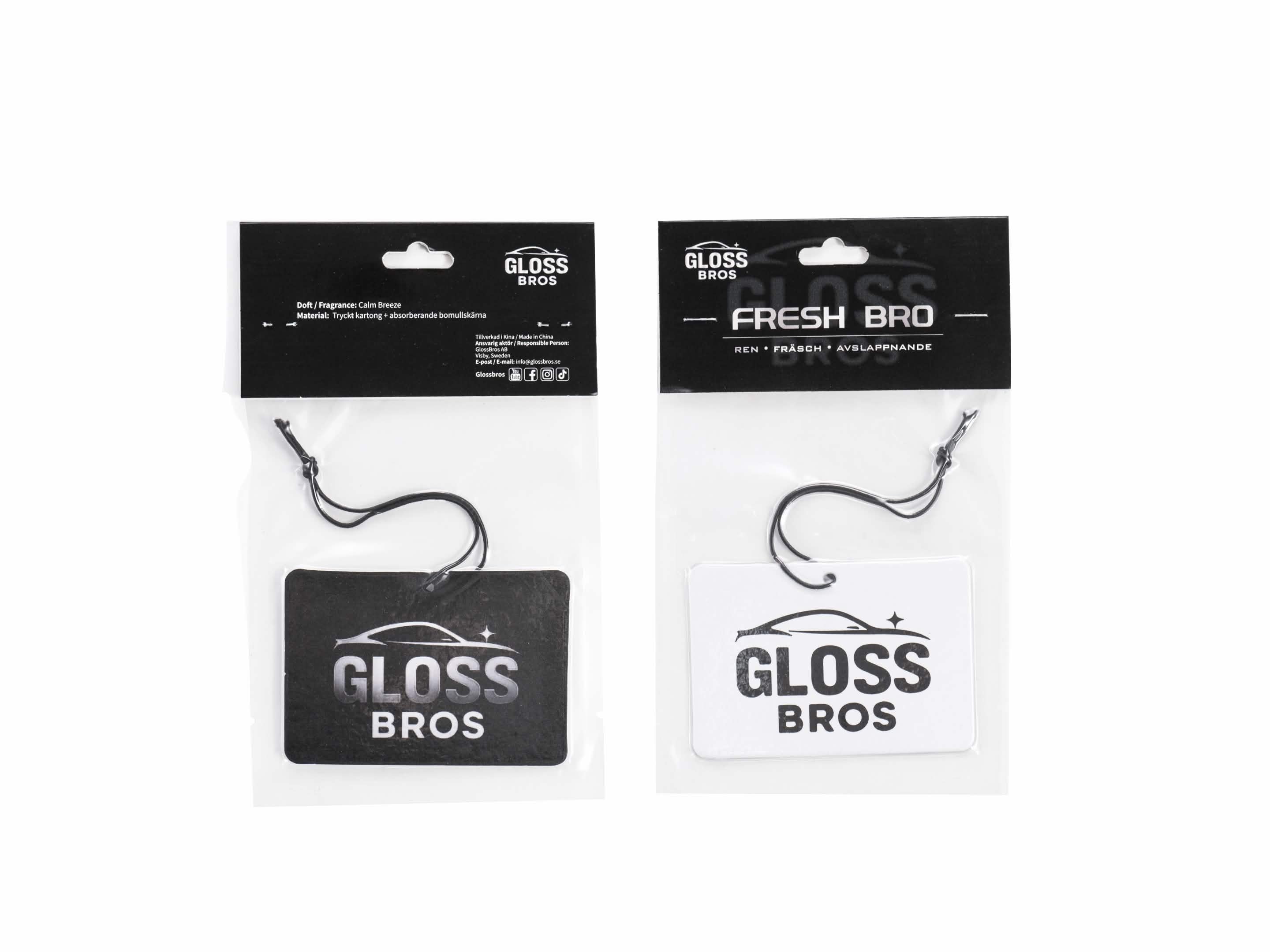 FRESH BRO – DOFTGRAN / AIR FRESHENER CALM BREEZE (SVART/VIT)