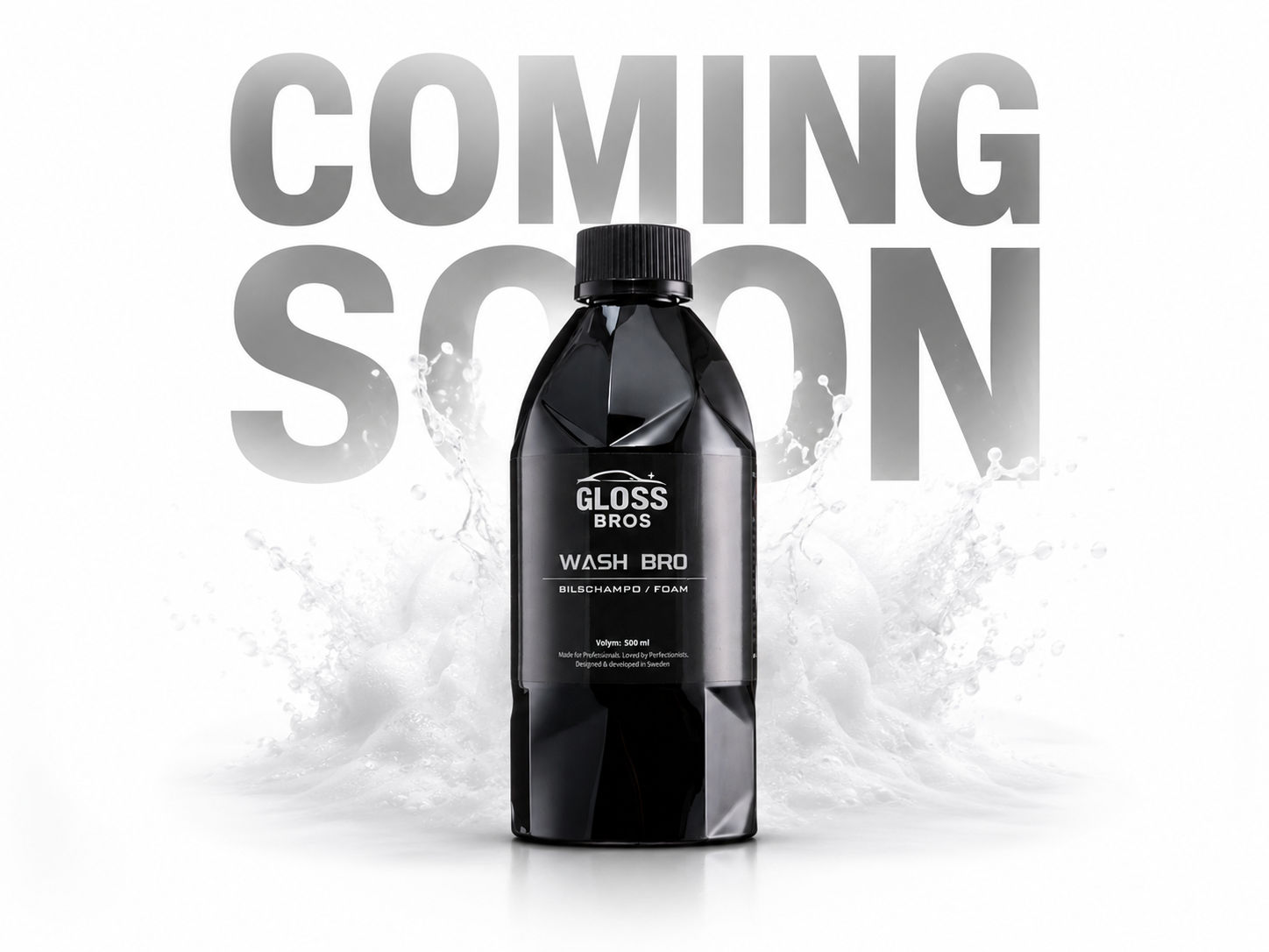 WASH BRO - BILSHAMPO / HIGH FOAMING SCHAMPO (500ML)