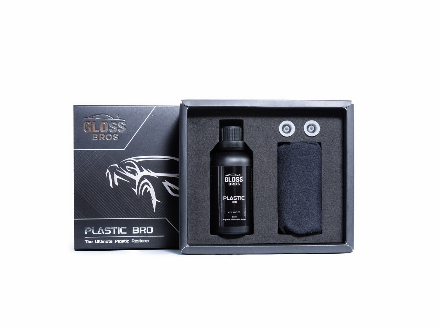 Plastic Bro – Plast Coating för Bil, Gummi & Vinyl | Återställning & Skydd (50ml)