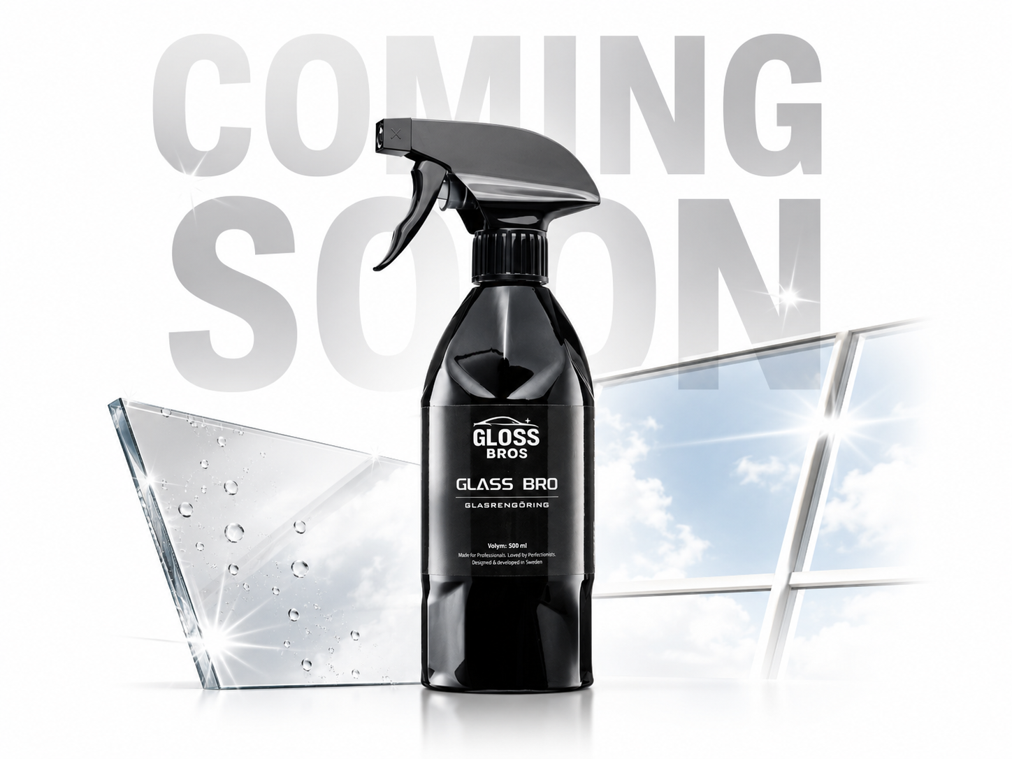 GLASS BRO - GLASRENGÖRING / GLASS CLEANER (500ML)