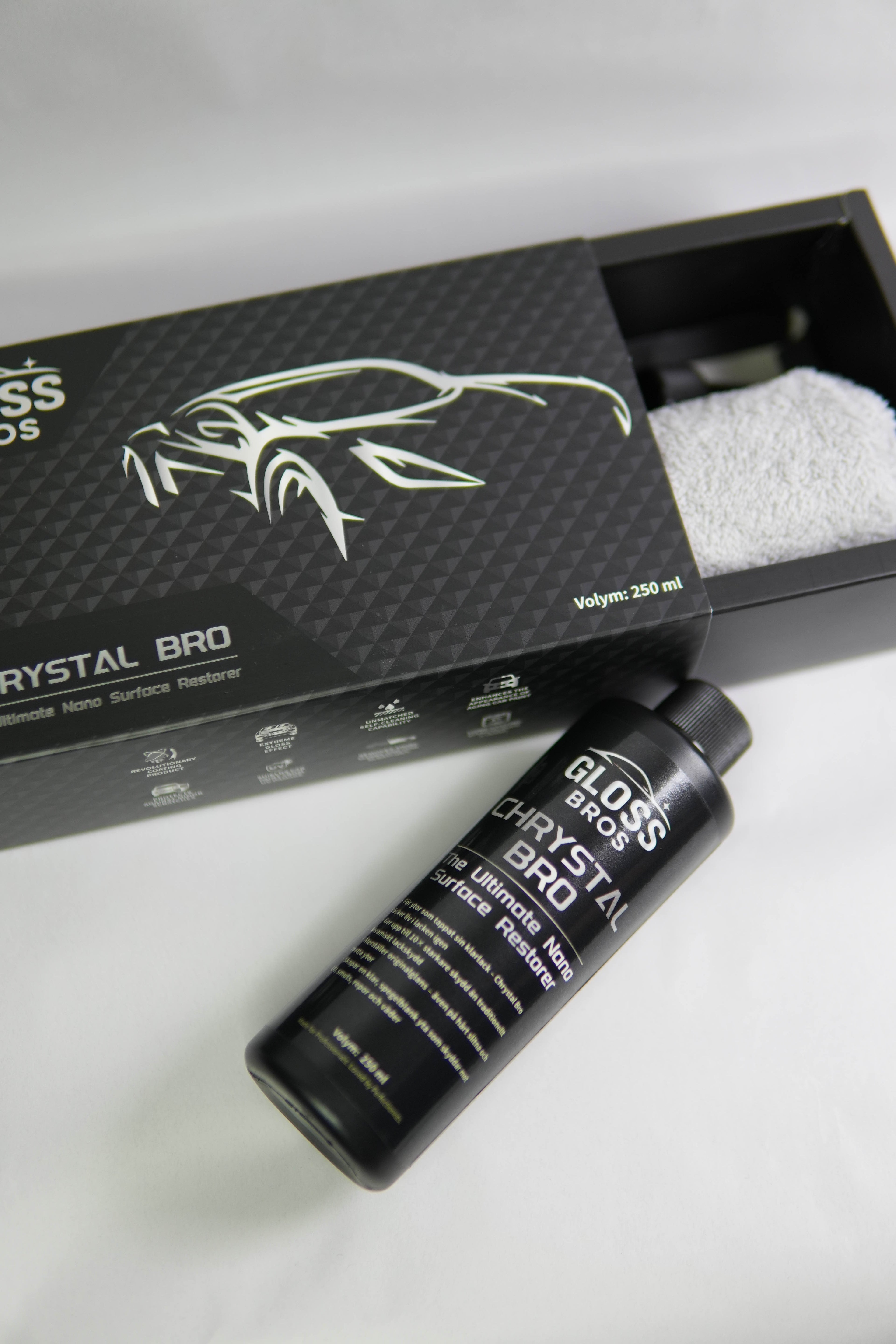 Crystal Bro 250ml – Ultimat glans & skydd för din bil